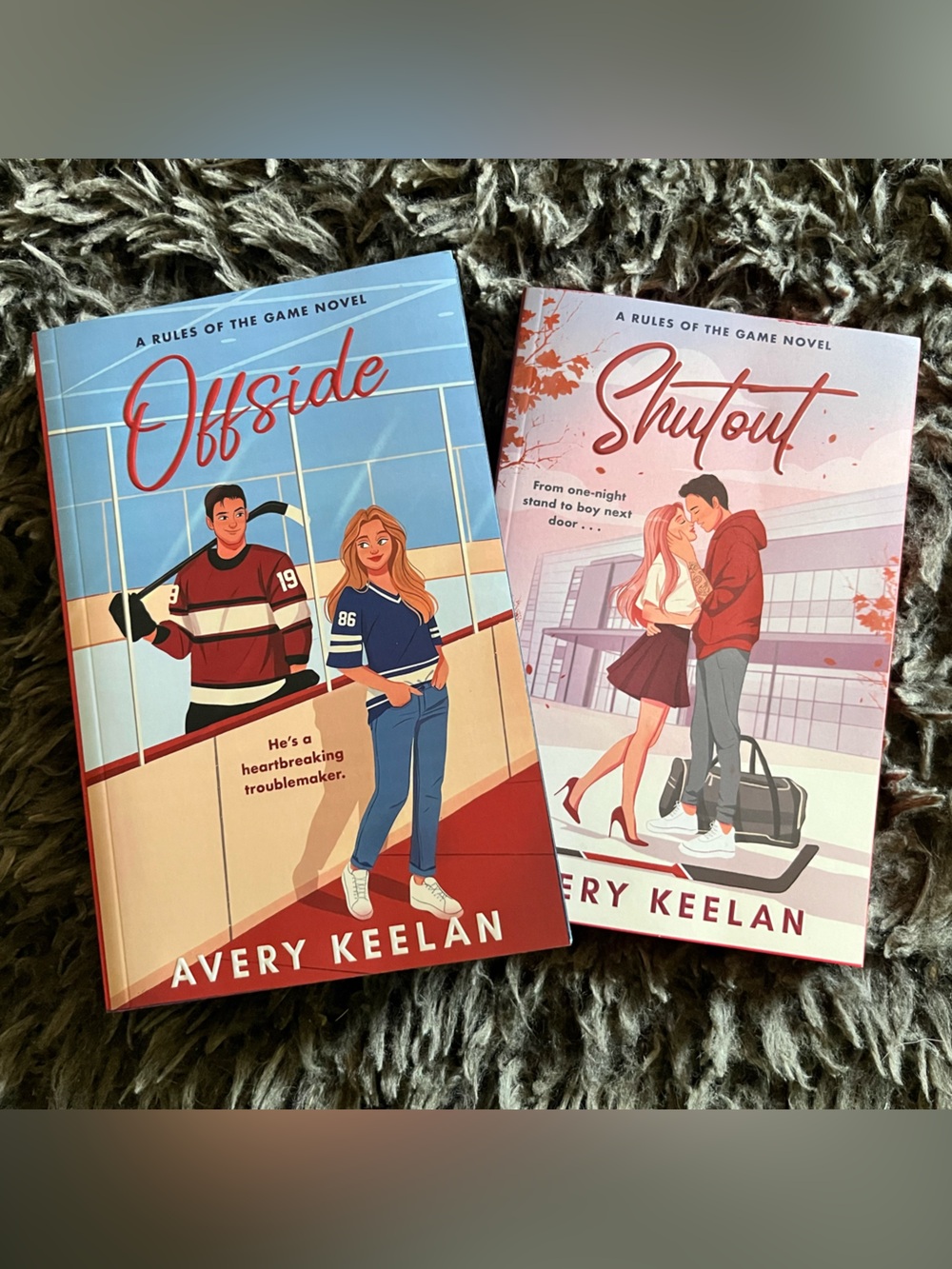 Offside & Shutout by Avery Keelan - Sprayed Edge Paperback Books